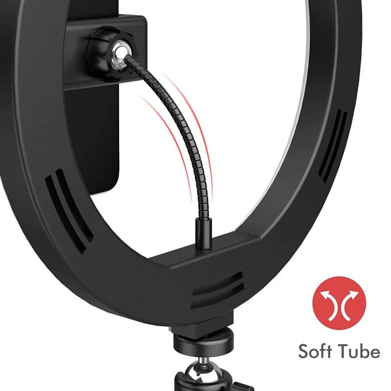 Anneau LED Pro avec Trépied & Télécommande – Éclairage Parfait pour Selfie, TikTok & Streaming