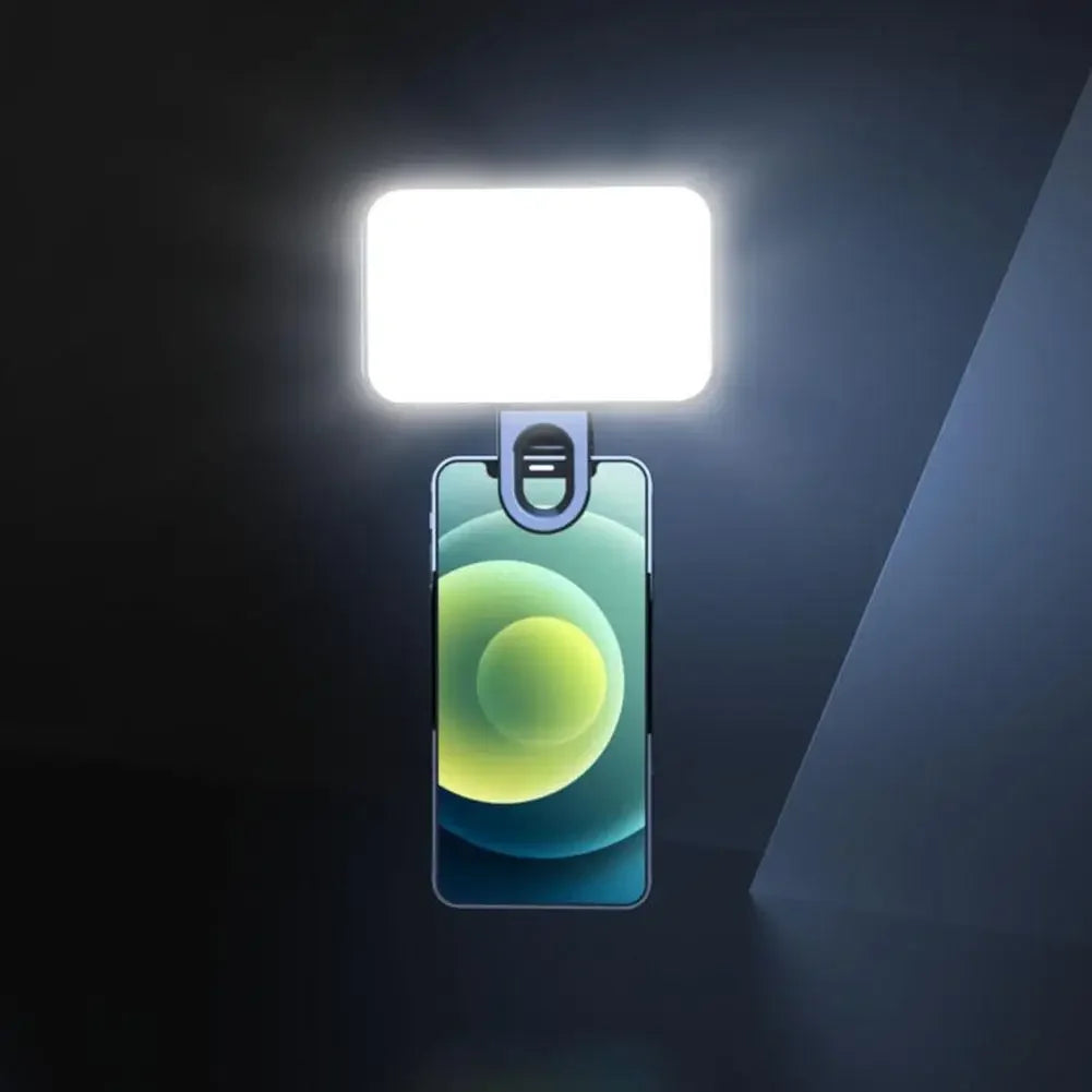 Mini Anneau LED Rechargeable – Éclairage Pro pour Selfie, Vidéo & Streaming (3 Modes)